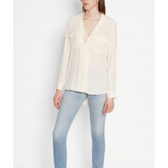 Equipment ANSLEY Blouse in Nude (PINK PORCELAIN) - Picture 8 of 9